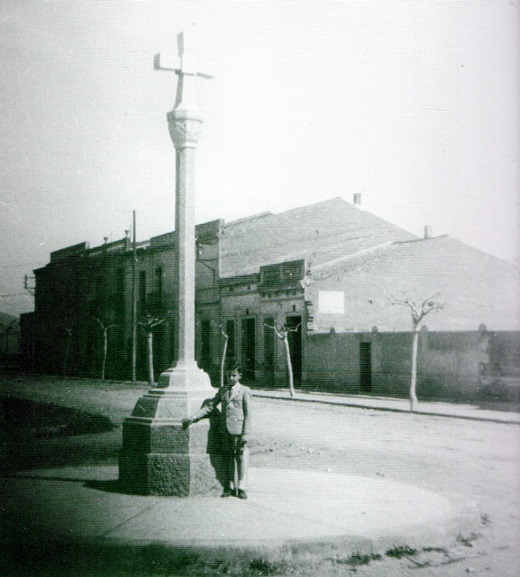 Creu de Barberà en la década de 1940 antes de la anexión. Autor: Miquel Soley