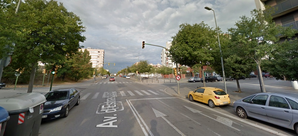 Foto portada: l'avinguda d'Estrasburg. Autor: Google Street View.