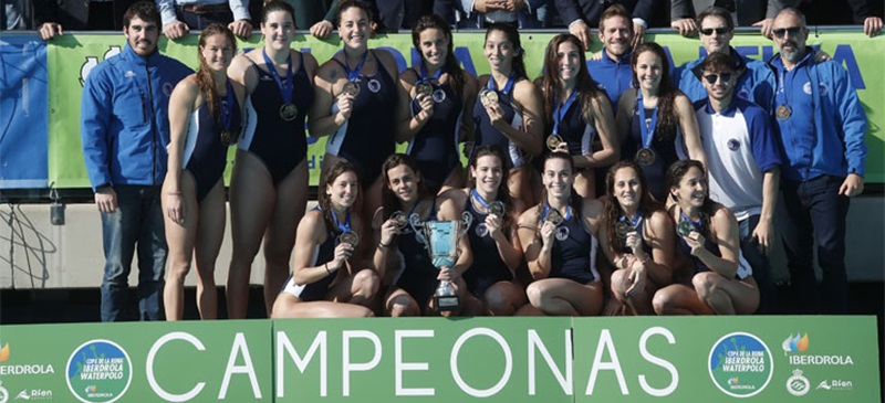 Foto portada: les campiones del CN Sabadell, aquest diumenge. Autor: RFEN.