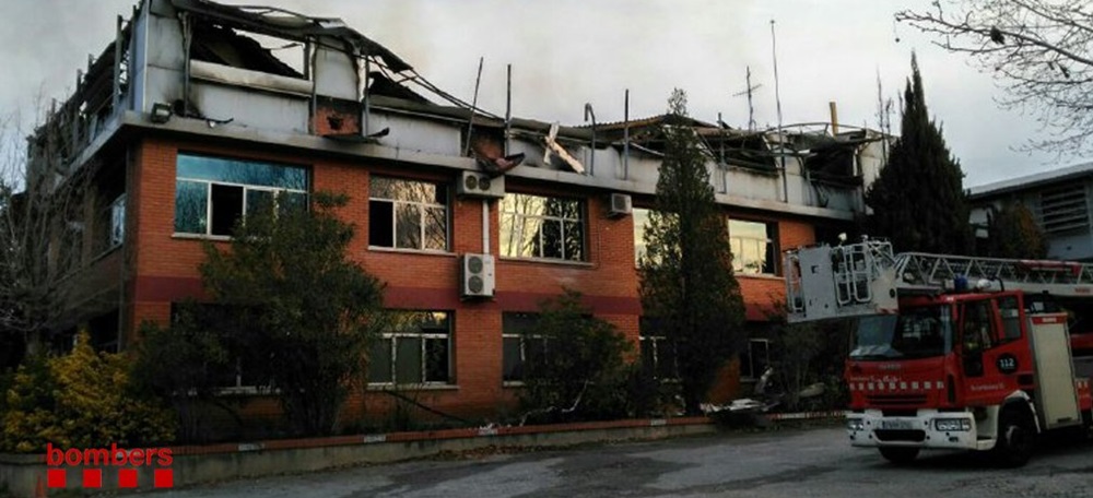 Foto portada: seu central dels Bombers, a Cerdanyola. Foto: @bomberscat via Twitter.