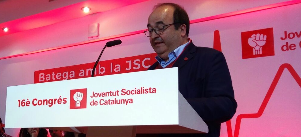 Foto portada: el primer secretari del PSC, Miquel Iceta, a Sabadell. Autor: J.d.A.