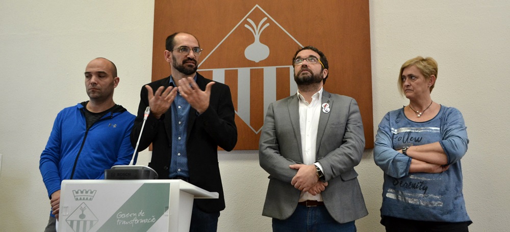 Joan Berlanga, Maties Serracant, Juli Fernàndez y Marisol Martínez. Autor: J.d.A.