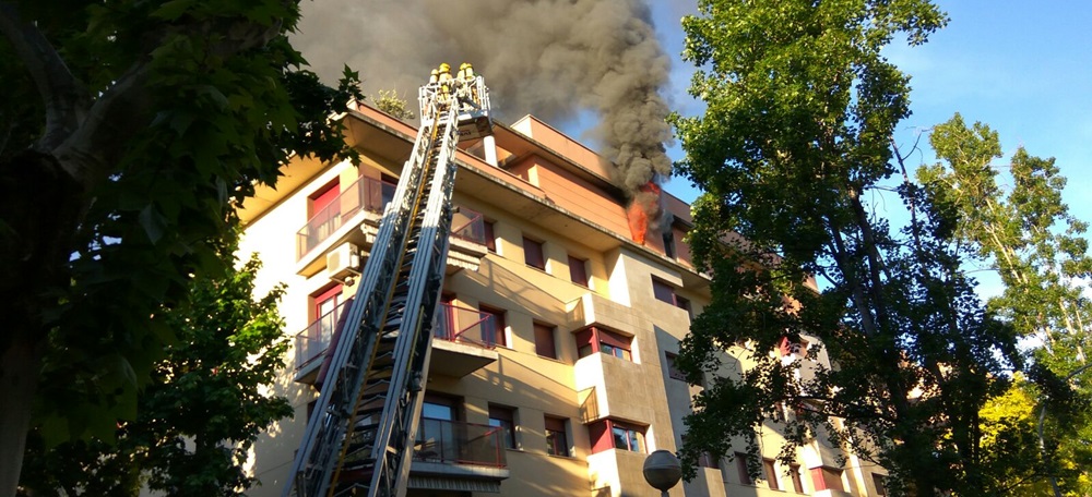 Foto portada: l'incendi. Autor: cedida.