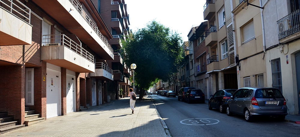 Foto portada: carrer Duran i Sors, aquest dimarts. Autor: David B.