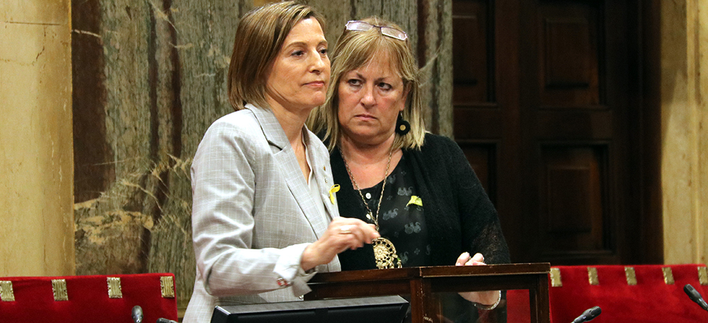 Foto portada: Forcadell, votant al Parlament. Autor: Pere Francesch / ACN.