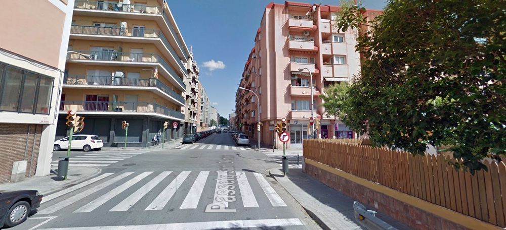 Foto portada: confluència del carrer de Balmes amb el passeig Gaudí. Foto via Google Street View.