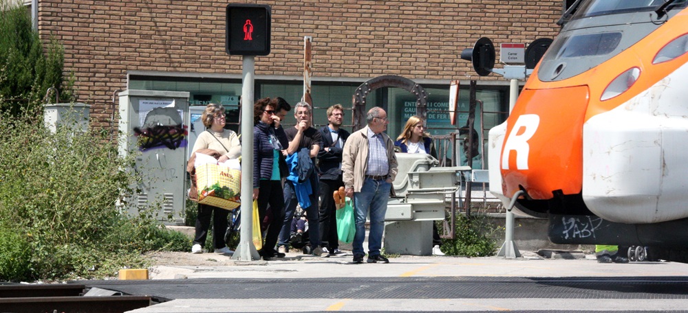 Manifestació pel soterrament, a la primavera. Autor: ACN.