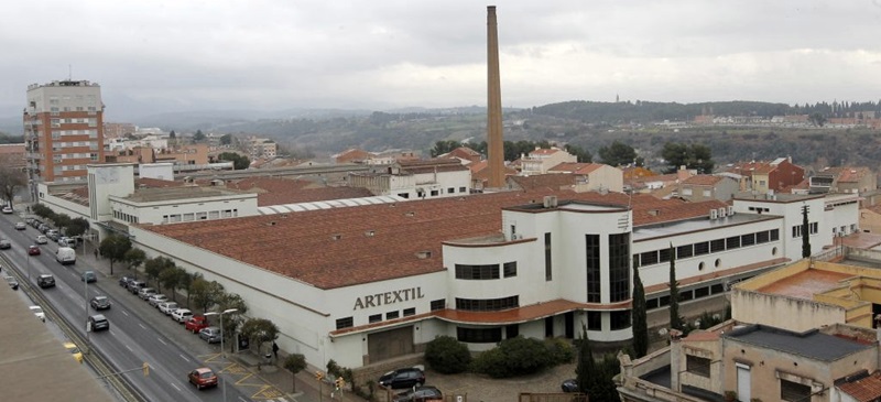 La fàbrica Artextil, en una imatge d'arxiu.