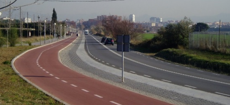 Carril bici Can Deu. Autor: BITER