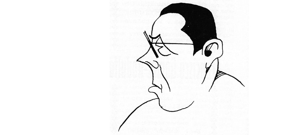 Caricatura de Bertran, de Grapa, publicada a Vertical