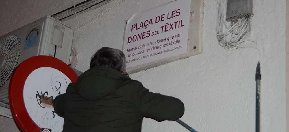 Plaça de les dones textils. Autor: David B.