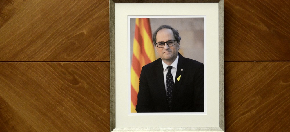 Retrat del president de la Generalitat, Quim Torra. Autor: David B.