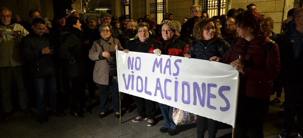 Concentració contra l'agressió sexual, dilluns 5 de febrer. Autor: J.d.A.