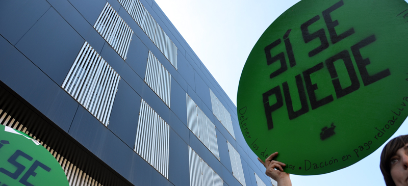 Bloc ocupat per la PAH Sabadell al barri de Gràcia. Autor: David B.