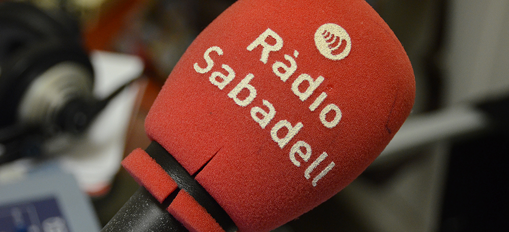 Micro de Ràdio Sabadell. Autor: David B.
