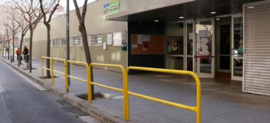 L'entrada de l'escola Mas Boadella de Sabadell. Autor: ACN.