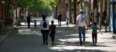 Foto portada: la Rambla, aquest diumenge de desconfinament infantil. Autor: David B.