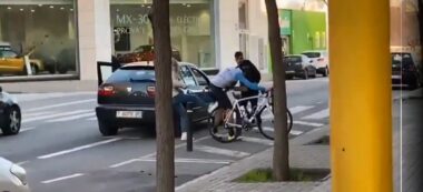 Agressió a un ciclista