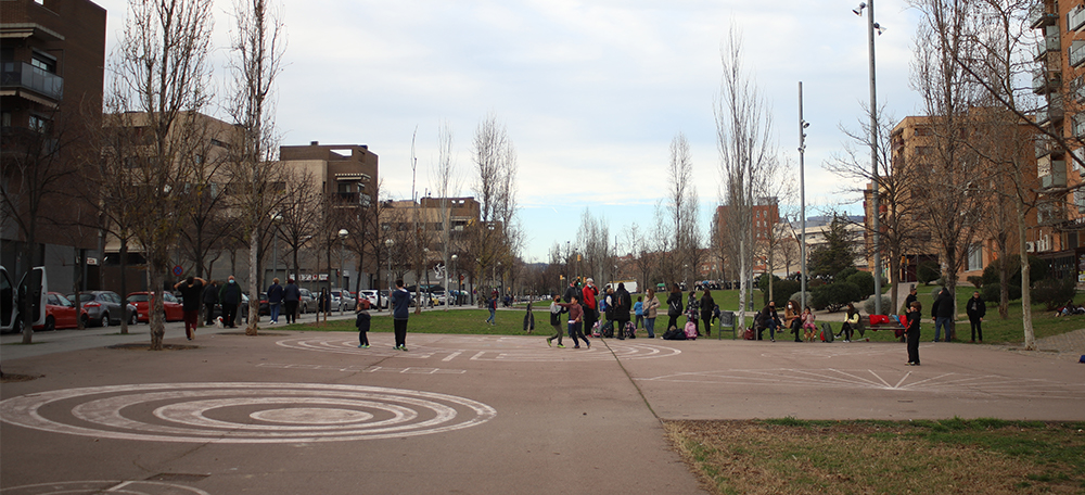 Foto portada: el parc d'Odessa, a Can Llong, fa uns dies. Autora: Alba Garcia.