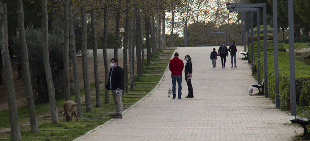 Foto portada: el parc de Catalunya, el març de 2021. Autor: M.Centella.