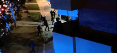 Foto portada: captura de vídeo de la intervenció policial.