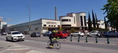 La fàbrica Artextil, a la Gran Via. Autor: J.d.A.