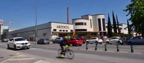 La fàbrica Artextil, a la Gran Via. Autor: J.d.A.
