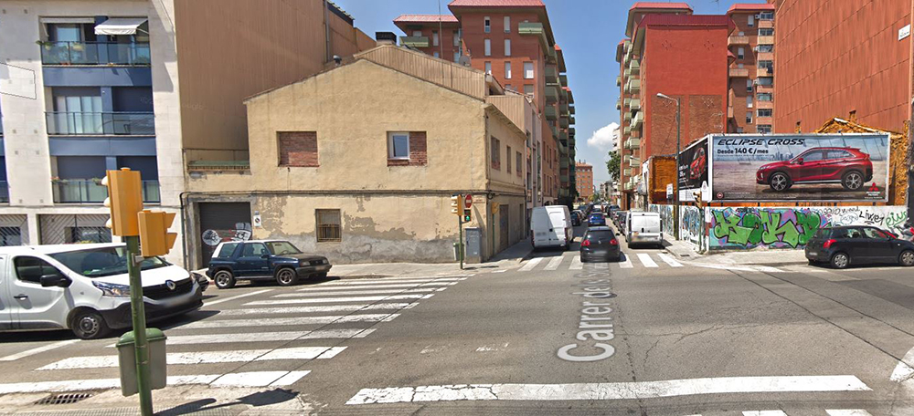 Carrer Balmes amb Sentmenat. Autor: Google