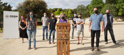 Foto portada: membres de la Crida per Sabadell, a la Masia de Can Rull. Autor: Crida / cedida.