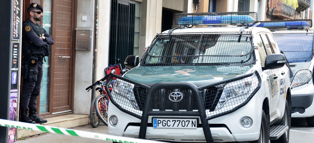 Foto portada: un vehicle de la Guàrdia Civil, al carrer Convent, el 23 de setembre de 2019. Autor: David B.