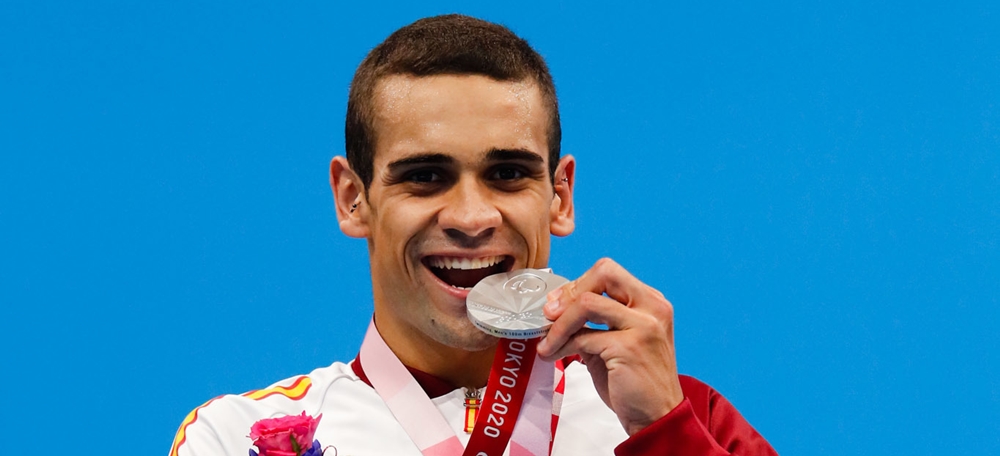 Óscar Salguero, medalla de plata als Jocs Paralímpics de Tòquio. Autor; cedida.