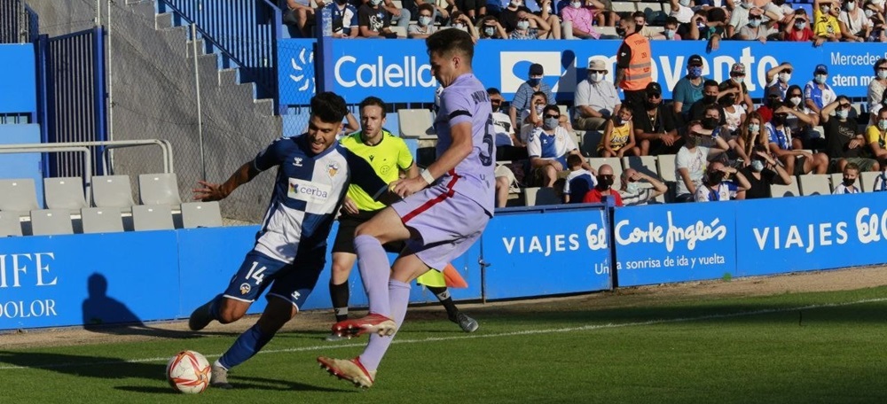 Un moment del partit. Autor: @CESabadell via Twitter.