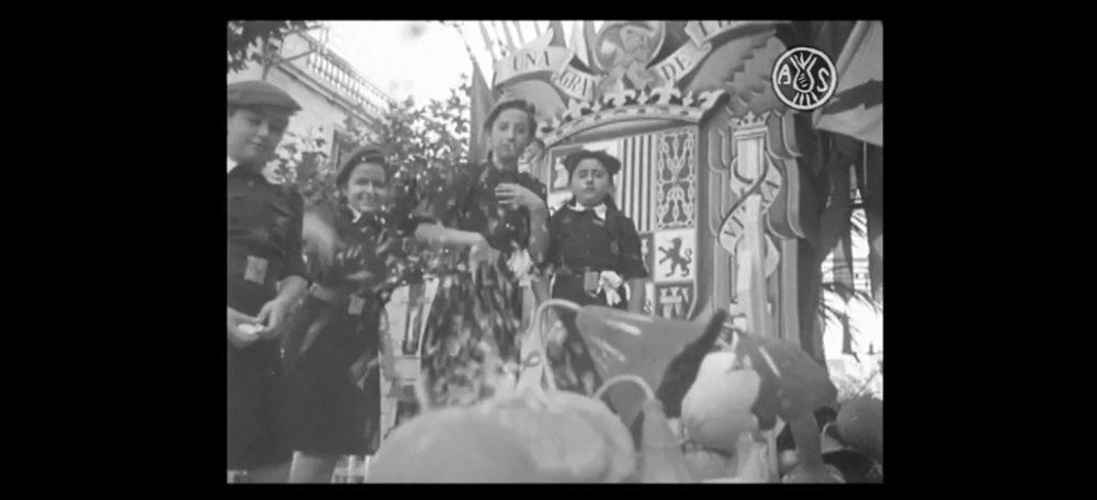 Foto portada: fotograma del vídeo sobre la Festa Major de 1941. Autor: cedida.