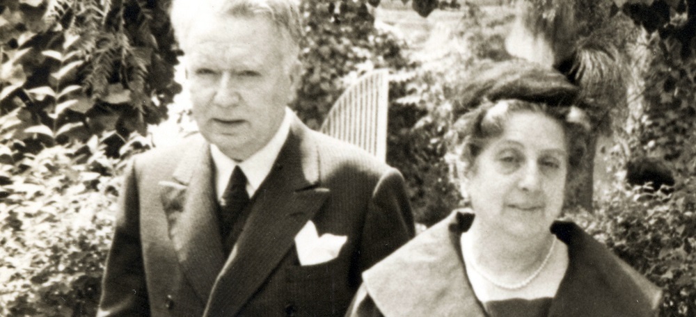 Esteve Maria Relat i la seva dona, l'any 1959. Foto cedida per Argemí Relat.