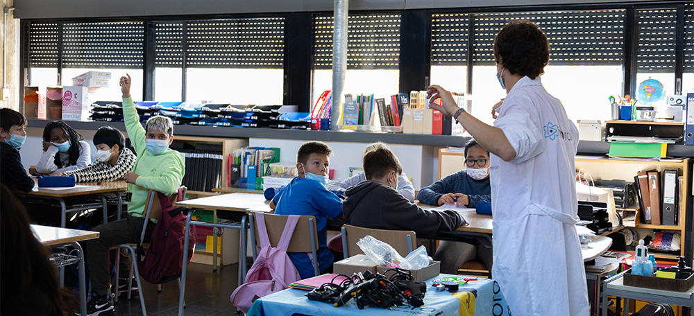 Una classe de l'escola Torreguitart. Autora: Gemma Vives.