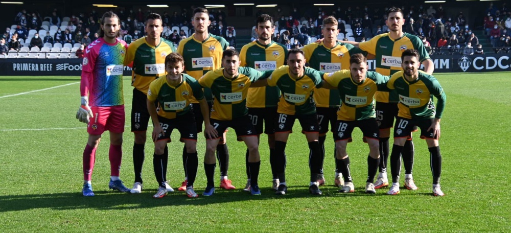 Aquest és l'11 inicial del Sabadell que ha guanyat a Castàlia. Autor: CE Sabadell.