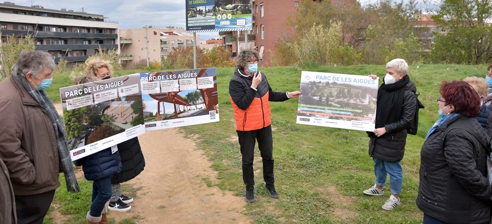 Foto portada: visita d'obres al Pac de les Aigües. Autor: David Chao.