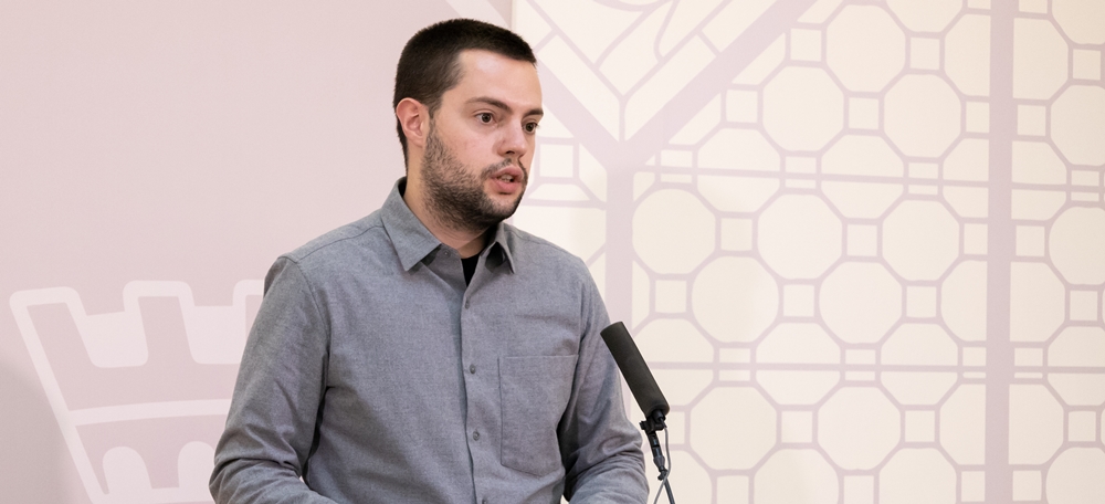 Eloi Cortés, regidor d'Habitatge i Acció Social. Autora: Gemma Vives.