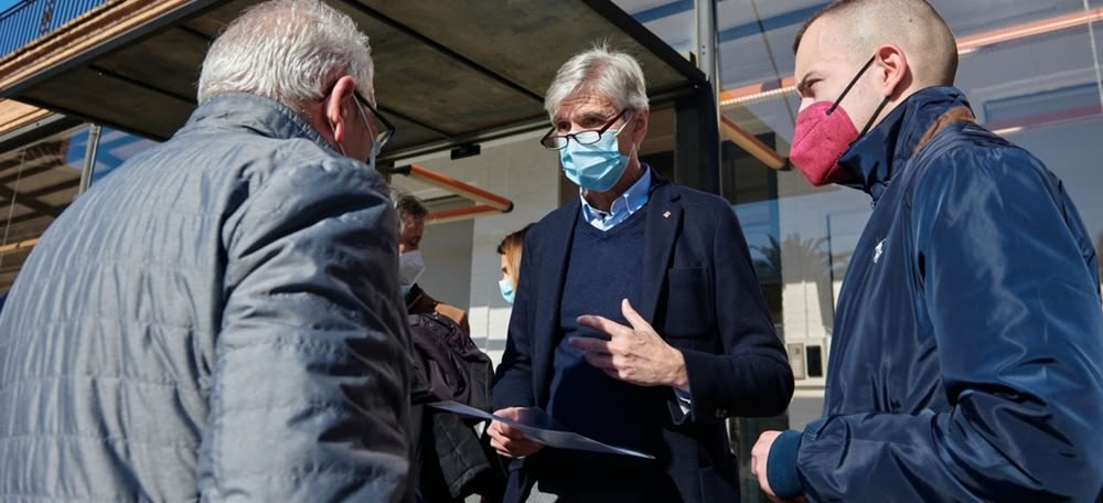 Foto portada: el conseller de Salut, Josep Maria Argimon, aquest divendres al Parc Taulí. Autor: Salut.