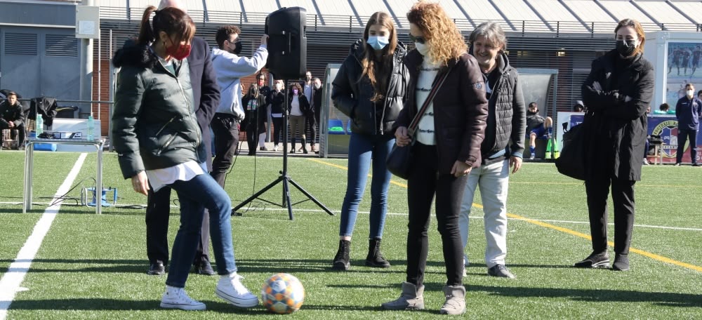 Marta Farrés i Teresa Murtró han fet la sacada d'honor. Autor: J.Sánchez