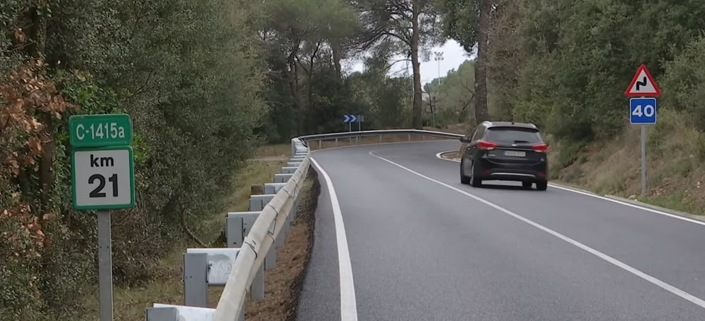 Foto portada: carretera on es va produir l'atropellament mortal. Autor: captura de vídeo de TV3.