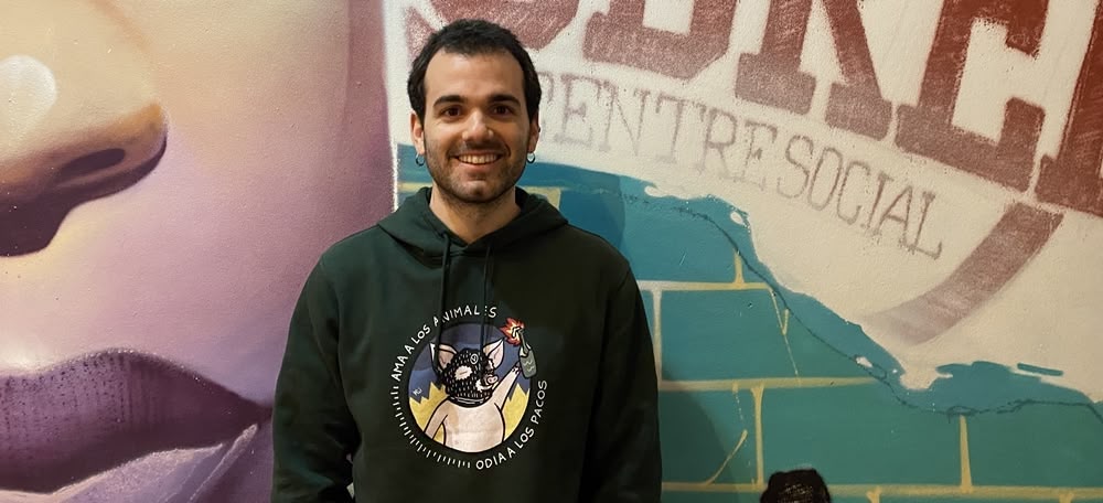Pol Andiñach, periodista i autor de 'Tothom pot ser antifa'. Autora: J. Ramon.