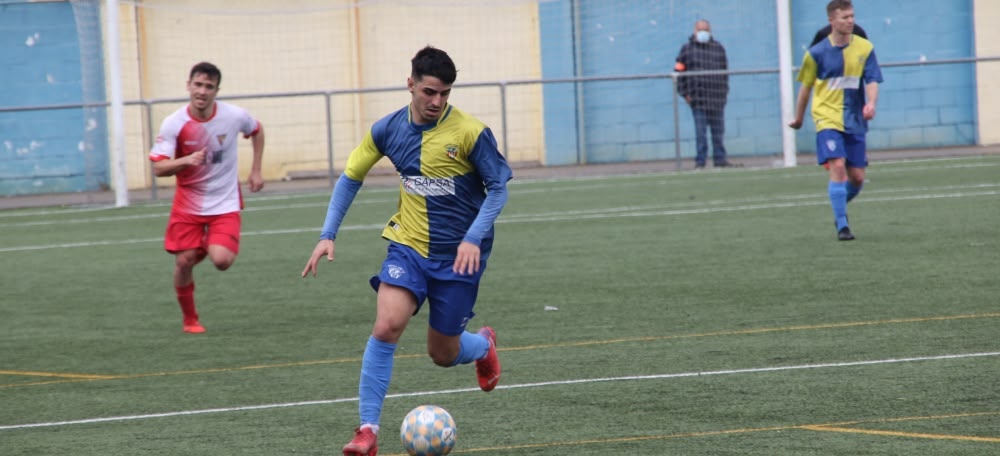 Enric Vega ha marcat el gol del Sabadell Nord davant el Rubí. Autor: J.Sánchez