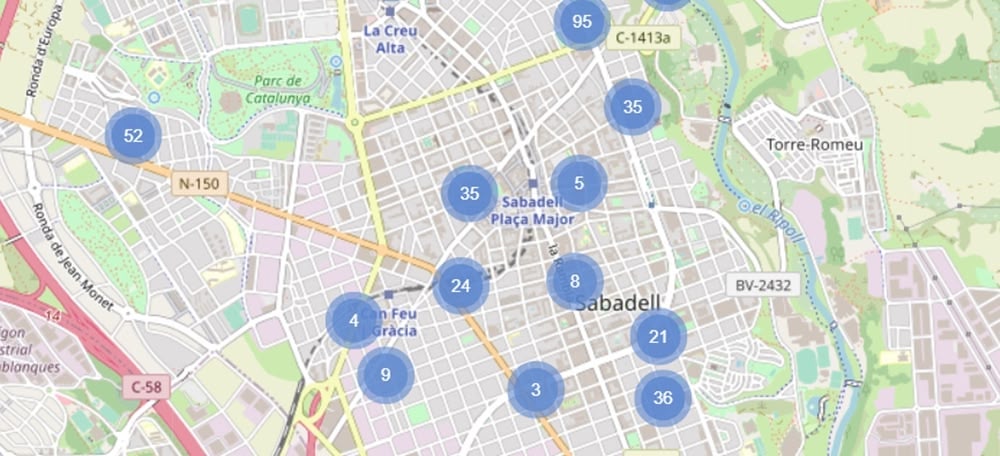 Una imatge del Mapathon Sabadell. Autor: cedida