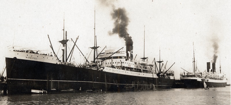 El mític vaixell Winnipeg que va portar exiliats a Xile. 