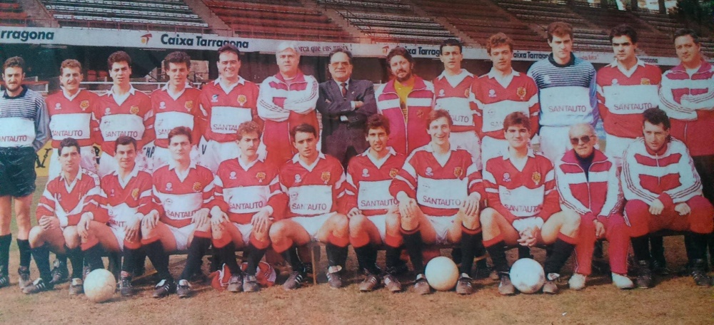 El Nàstic de 1992 amb Higueras, Javi Garcia, Kiko Ramírez, Coch o Ramis 