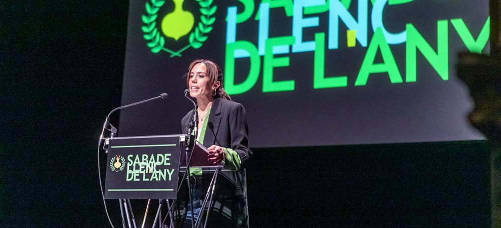 Foto portada: l'alcaldessa de Sabadell, Marta Farrés, el passat dimecres a l'acte d'entrega del Premi Sabadellenc de l'Any, al Teatre Principal. Autor: J.Peláez.