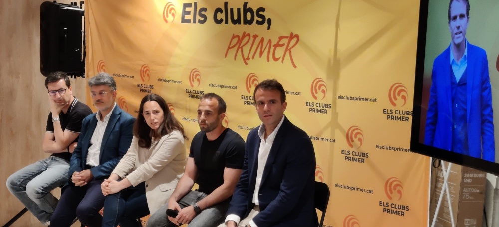 Alex Talavera i el seu equip de 'Els clubs, primer'. Autor: J.Sánchez