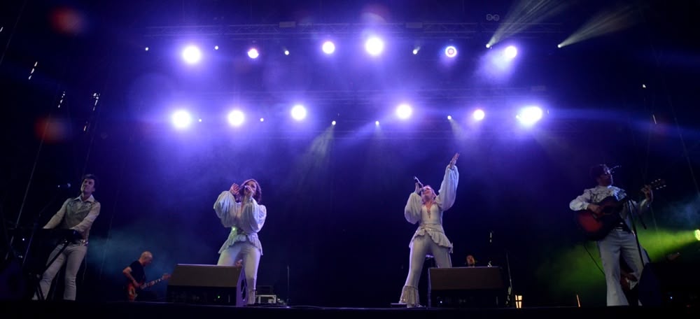 Un moment del concert del grup The Abba Experience. Autor: David B.
