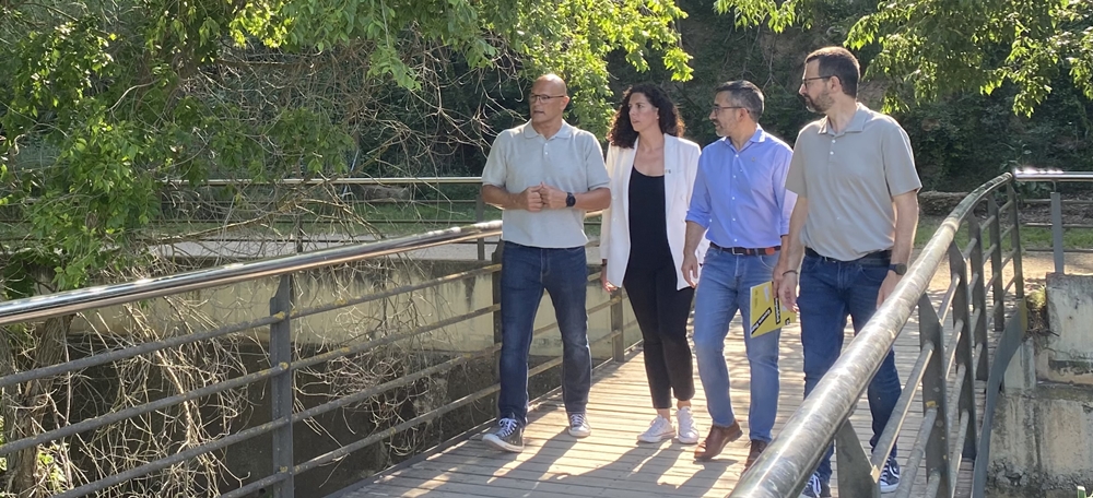 Raül Romeva en una trobada informal amb els membres d'ERC Sabadell, al Ripoll. Autora: J. Ramon